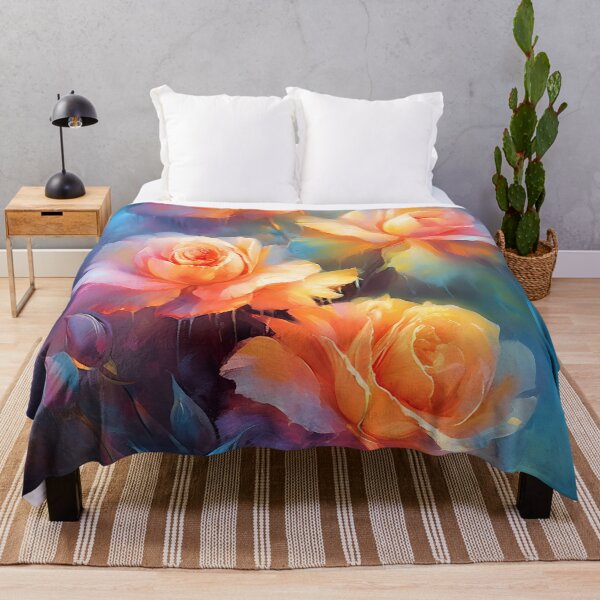 Item preview, Glowing Roses painting 2 designed and sold by Art by Lilia.