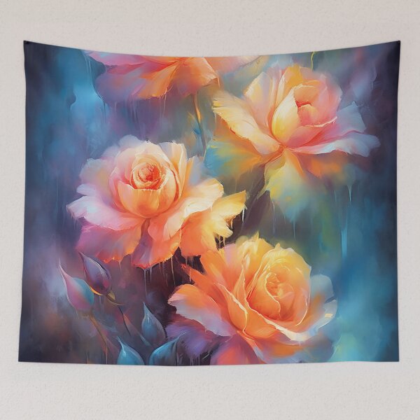 Item preview, Glowing Roses painting 2 designed and sold by Art by Lilia.