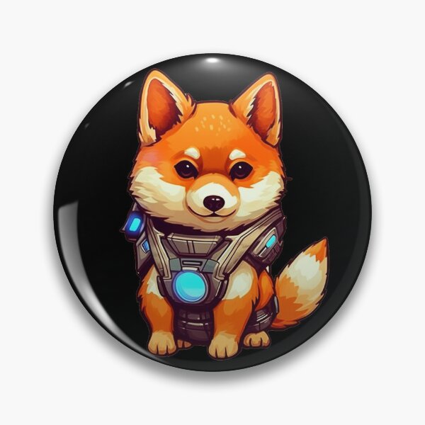 Item preview, Cyberpunk Shiba the Crypto dog designed and sold by DigiPunkStudio.