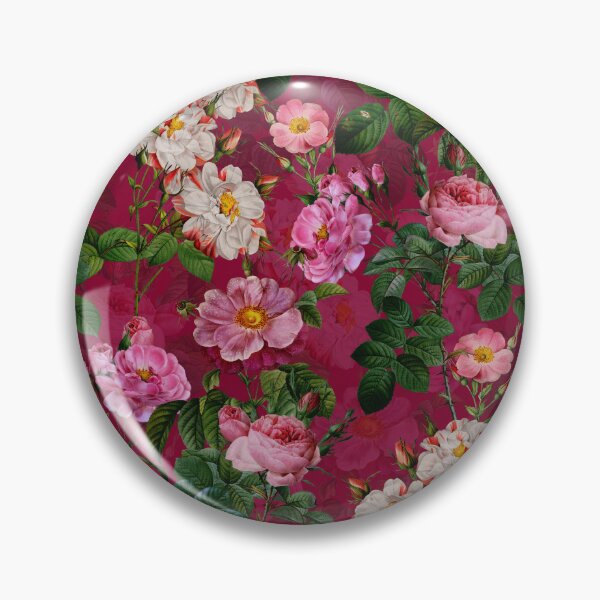Item preview, The Most Famous Roses In The World By Redouté Botanical Night Garden Nightgarden designed and sold by UtArt.