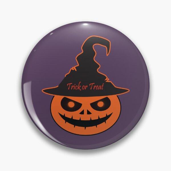 Artikelvorschau, Scary pumpkin face wearing a halloween hat  entworfen und verkauft von Donutlovers.