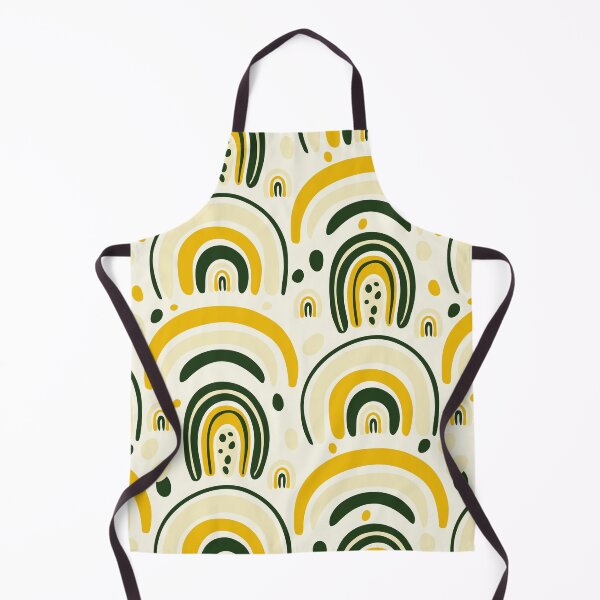 Item preview, Modern rainbow-style seamless pattern in green and yellow designed and sold by Acim0.