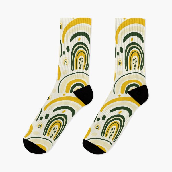 Item preview, Modern rainbow-style seamless pattern in green and yellow designed and sold by Acim0.