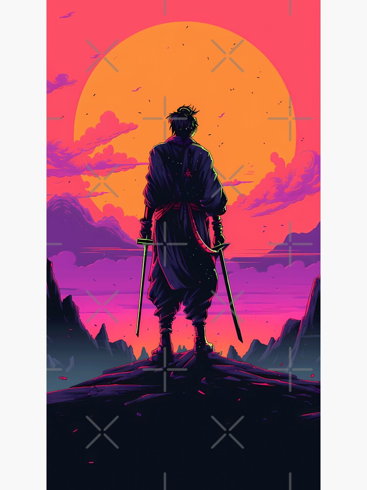 The last standing Samurai-Neon | Sticker