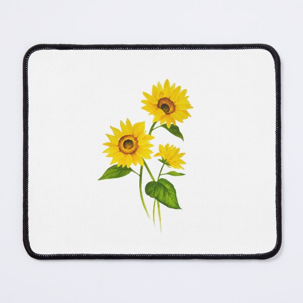 Item preview, Three Sunflowers Watercolor designed and sold by ug-atelier.