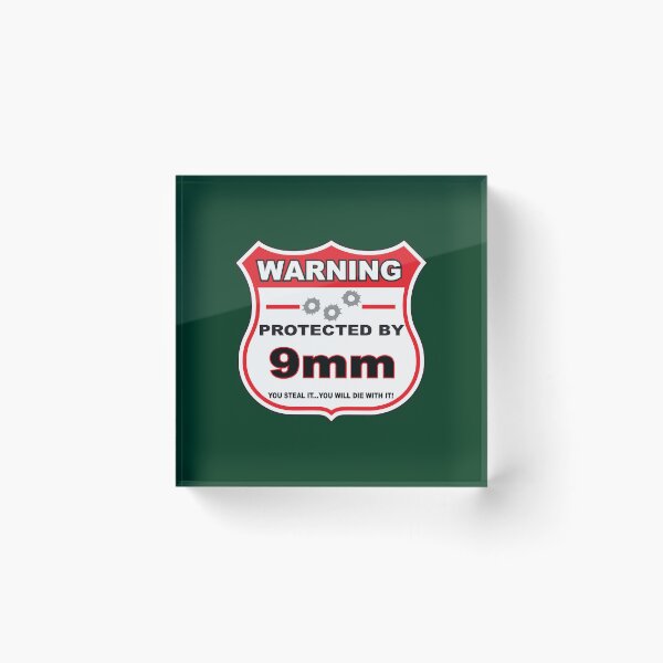Item preview, 9mm Protected by 9mm Shield designed and sold by asmineDahli.