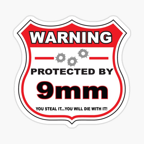 Item preview, 9mm Protected by 9mm Shield designed and sold by asmineDahli.