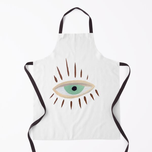 Item preview, Eye green mystic esoteric symbol watercolor sketch designed and sold by Yana Mustafina | Boho Soulful Designs.