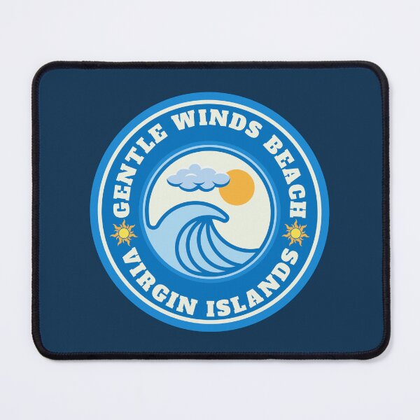 Item preview, Gentle Winds Beach St Croix Virgin Islands - Summer Destination Vintage Logo designed and sold by Vintage-TM.
