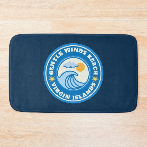 Item preview, Gentle Winds Beach St Croix Virgin Islands - Summer Destination Vintage Logo designed and sold by Vintage-TM.