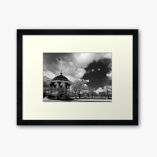clapham common bandstand Framed Art Print