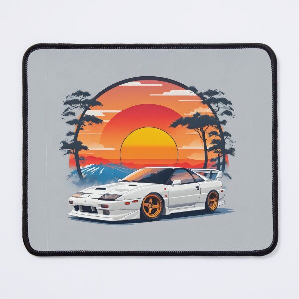 Item preview, Ai Generated Retro JDM Nissan 180sx designed and sold by AiArtMerch.