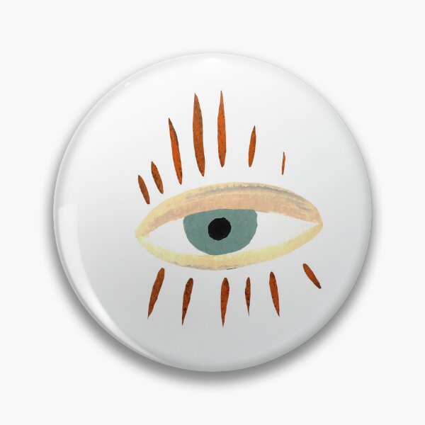 Item preview, Eye mystic esoteric symbol sign watercolor sketch designed and sold by Yana Mustafina | Boho Soulful Designs.