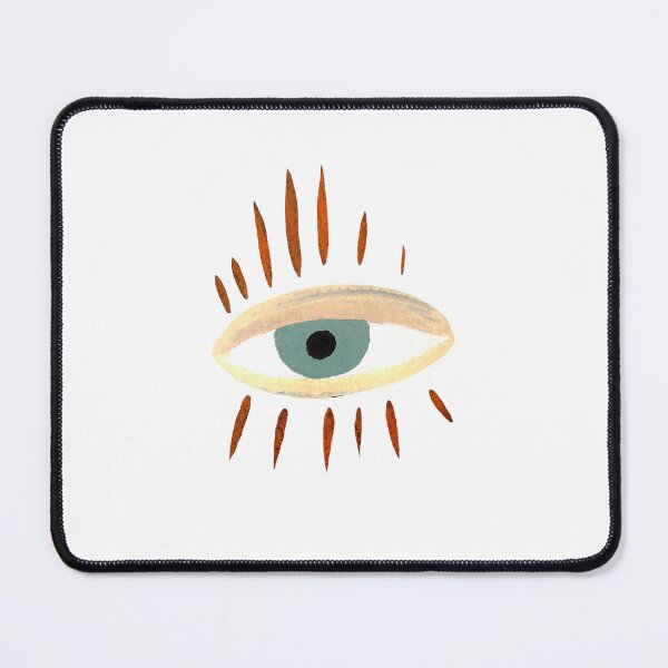 Item preview, Eye mystic esoteric symbol sign watercolor sketch designed and sold by Yana Mustafina | Boho Soulful Designs.