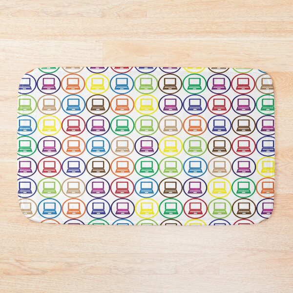 Item preview, Colorful laptop decorative pattern  designed and sold by Donutlovers.