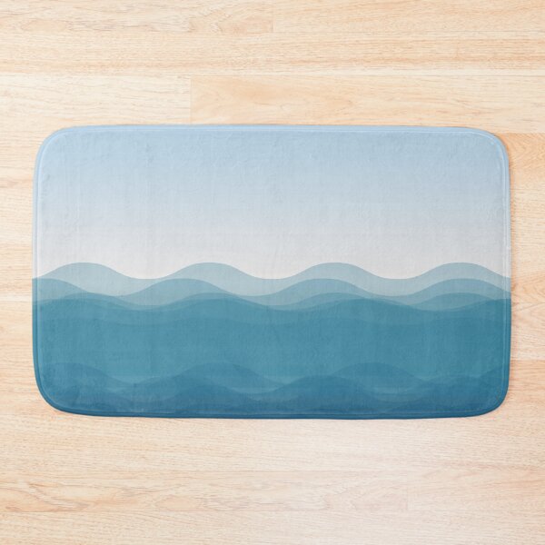 Item preview, Big blue waves seamless pattern : designed and sold by Donutlovers.