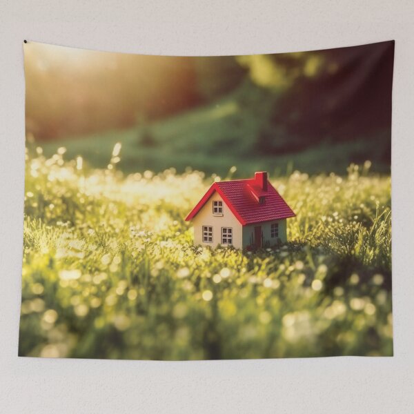 Item preview, Cute Tiny House In Nature designed and sold by AdrianGrosu.