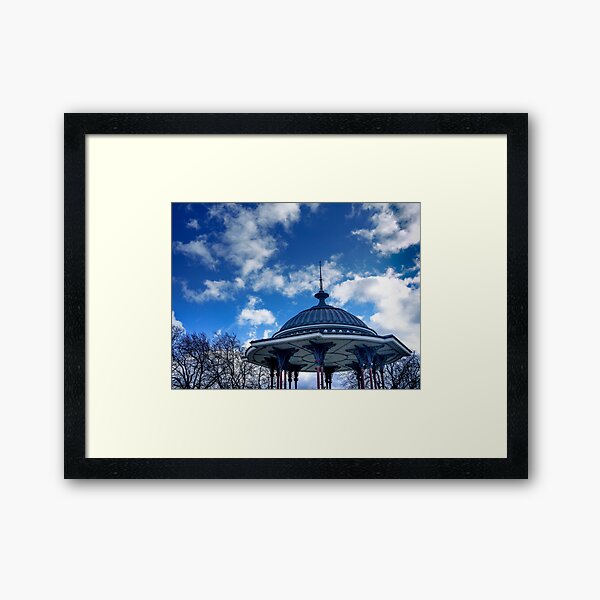 clapham bandstand (detail) Framed Art Print