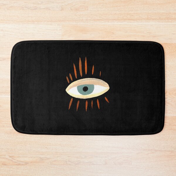 Item preview, Eye mystic esoteric symbol black watercolor sketch designed and sold by Yana Mustafina | Boho Soulful Designs.