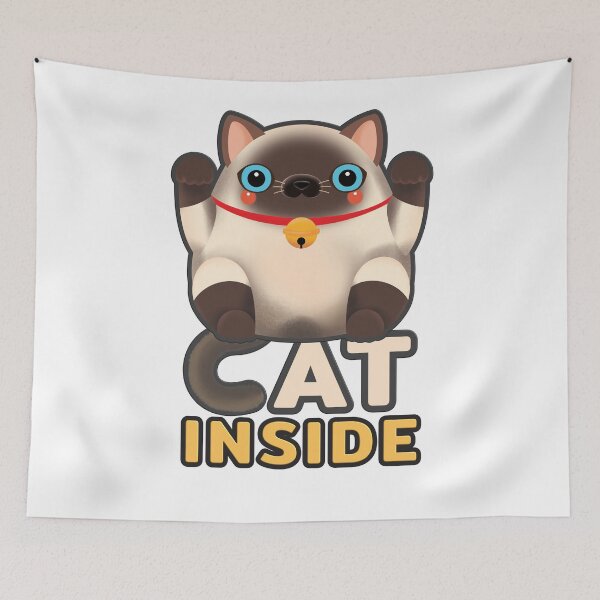 Item preview, Siamese Wichienmaat Cat inside designed and sold by sisidea.