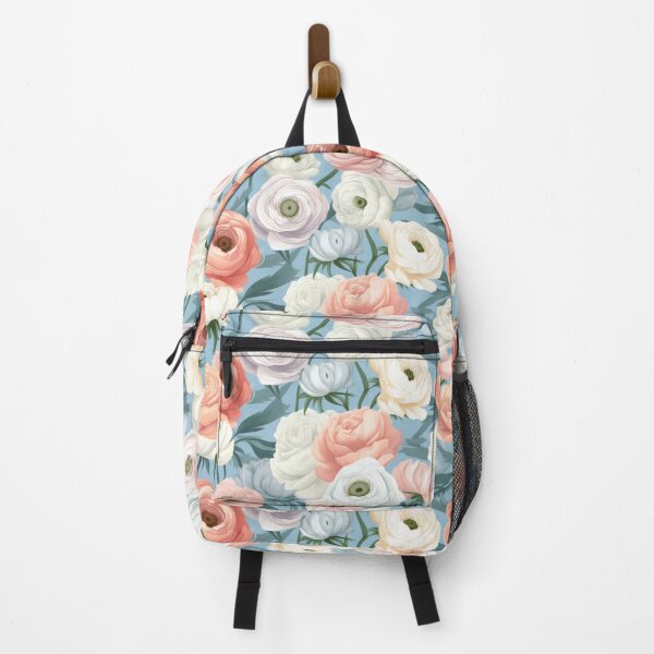 Item preview, Pastel ranunculus flowers designed and sold by Lillypot-Prints.