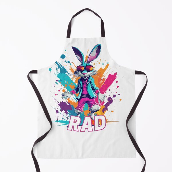 Item preview, Rad Tee: Rabbit Synthwave Graffiti Kids T-Shirt Design designed and sold by CozyCanvasCrew.