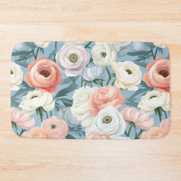 Item preview, Pastel ranunculus flowers designed and sold by Lillypot-Prints.