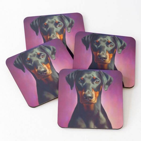 Item preview,  Magenta Renaissance: The Bold Doberman Pinscher designed and sold by StyleSyndicatio.