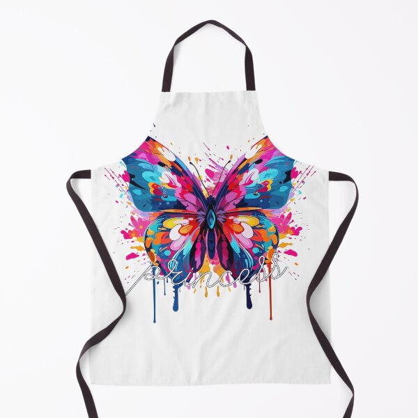Item preview, Princess Tee: Butterfly Synthwave Graffiti Kids T-Shirt Design designed and sold by CozyCanvasCrew.