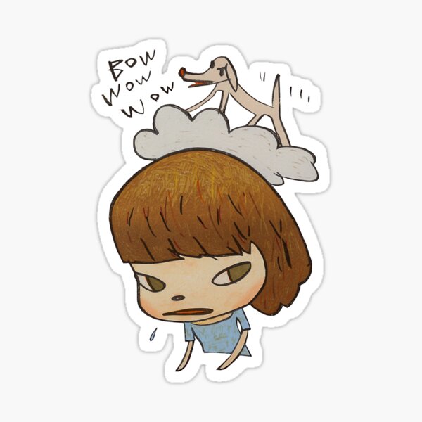 Item preview, nara dog and girl print designed and sold by rainorpuz44.