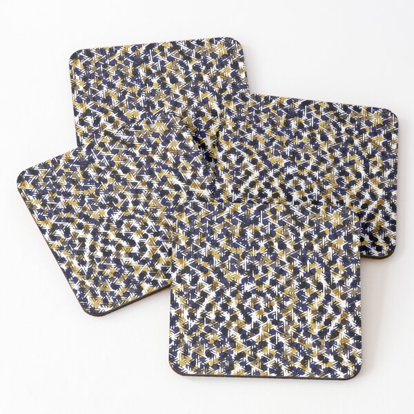 Artikelvorschau, Modern Floral Seamless Pattern in Deep Blue and Yellow entworfen und verkauft von Trevor Hirst.
