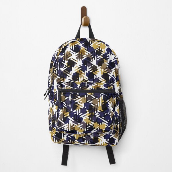 Item preview, Modern Floral Seamless Pattern in Deep Blue and Yellow designed and sold by Trevor Hirst.