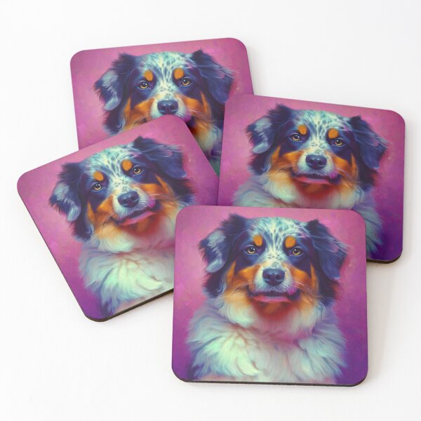 Item preview, Magenta Renaissance: The Loyal Australian Shepherd designed and sold by StyleSyndicatio.