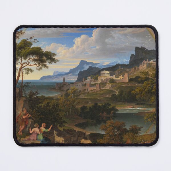 Item preview, Heroic Landscape with Rainbow | Joseph Anton Koch | 1824 Greco-Roman Art designed and sold by CJET.