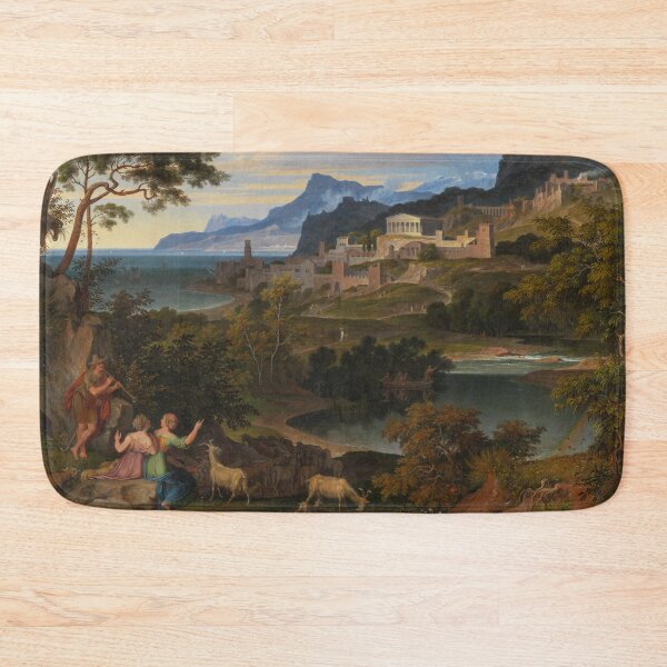 Item preview, Heroic Landscape with Rainbow | Joseph Anton Koch | 1824 Greco-Roman Art designed and sold by CJET.