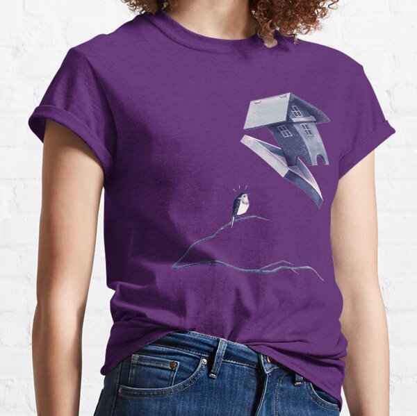 Freezing Bird...house Classic T-Shirt