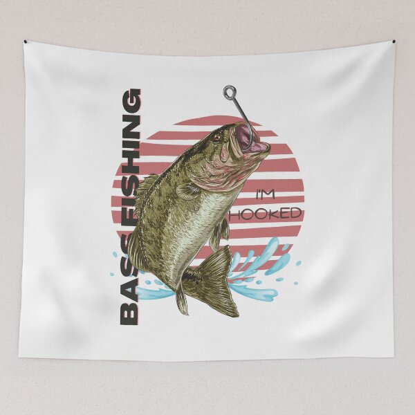 Item preview, Bass Fishing I'm Hooked designed and sold by indepthdesigns.