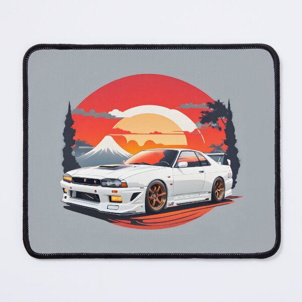Item preview, Ai Generated Retro JDM Nissan Skyline designed and sold by AiArtMerch.
