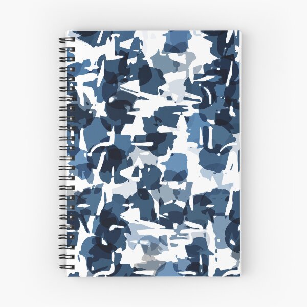 Item preview, Navy Style Camouflage Pattern in Shades of Blue  designed and sold by Trevor Hirst.