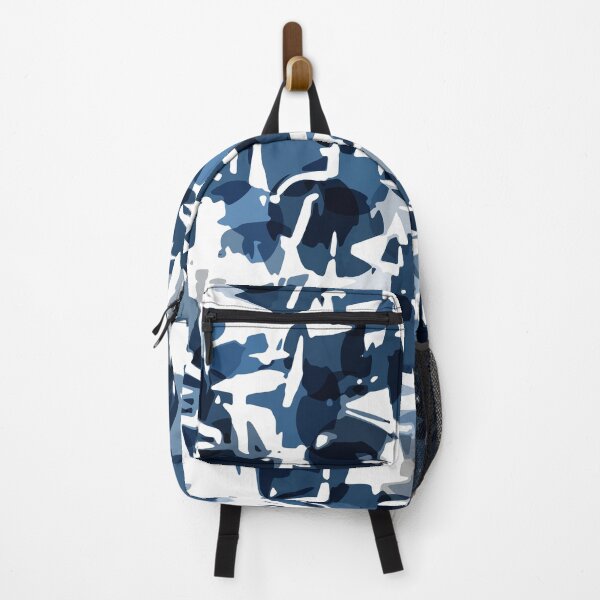 Item preview, Navy Style Camouflage Pattern in Shades of Blue designed and sold by Trevor Hirst.