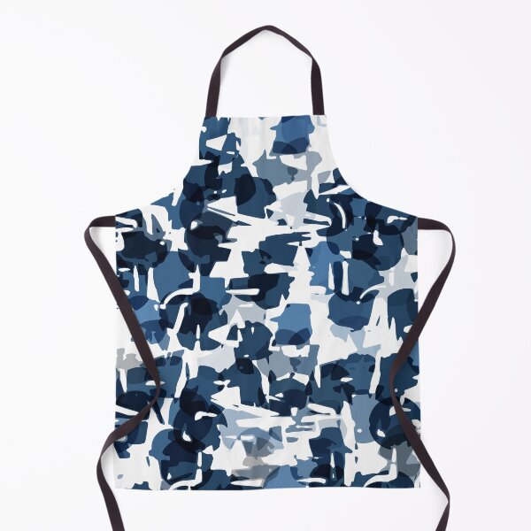 Item preview, Navy Style Camouflage Pattern in Shades of Blue designed and sold by Trevor Hirst.