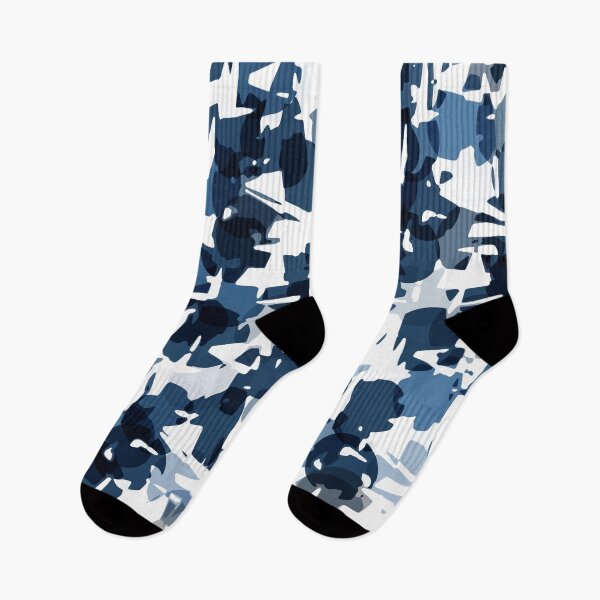Item preview, Navy Style Camouflage Pattern in Shades of Blue  designed and sold by Trevor Hirst.