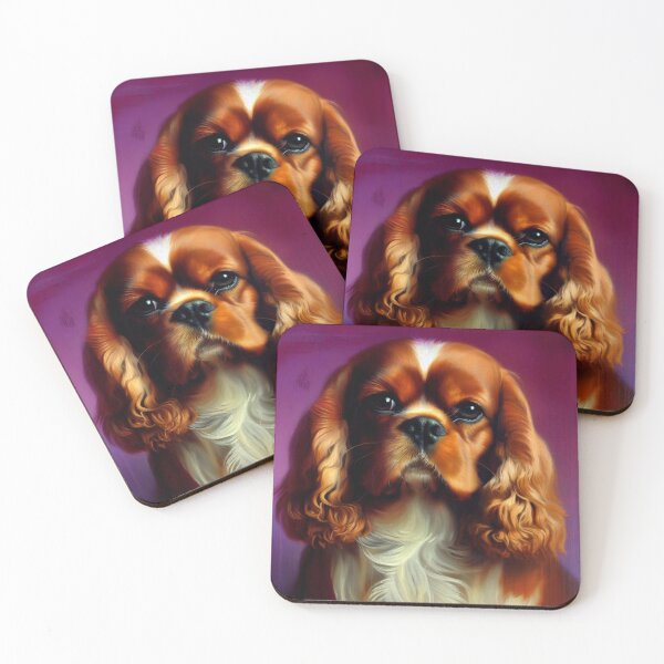 Item preview, Magenta Renaissance: The Regal Cavalier King Charles Spaniel designed and sold by StyleSyndicatio.