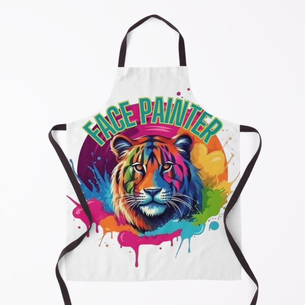 Item preview, Rainbow tiger face painter designed and sold by Artistic Cheezwiz.
