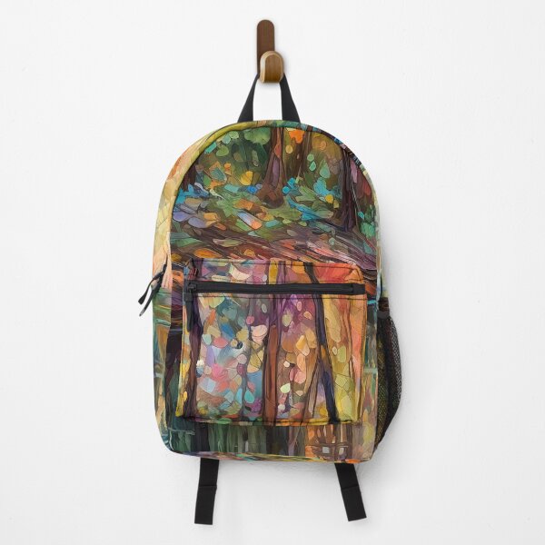 Item preview, Impressionistic Woods Painting designed and sold by Red Witch Art.