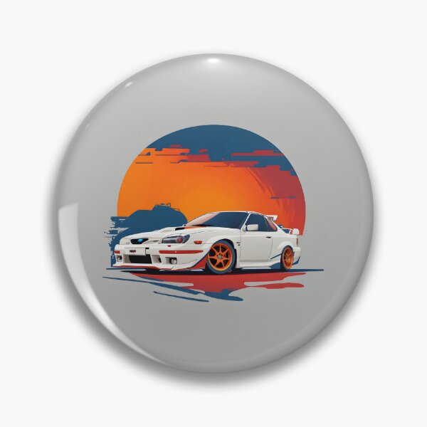 Aperçu de l'œuvre Ai Generated Retro JDM Subaru WRX STI créée et vendue par AiArtMerch.