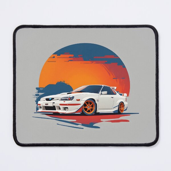 Item preview, Ai Generated Retro JDM Subaru WRX STI designed and sold by AiArtMerch.