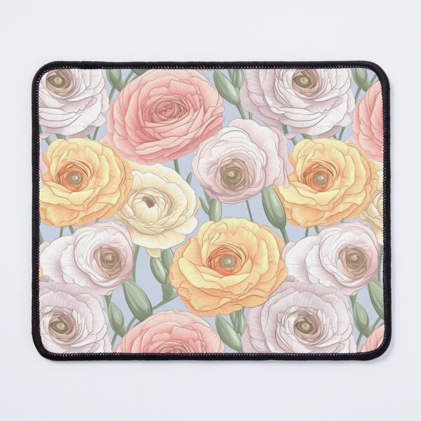 Item preview, Gracious ranunculus flowers designed and sold by Lillypot-Prints.