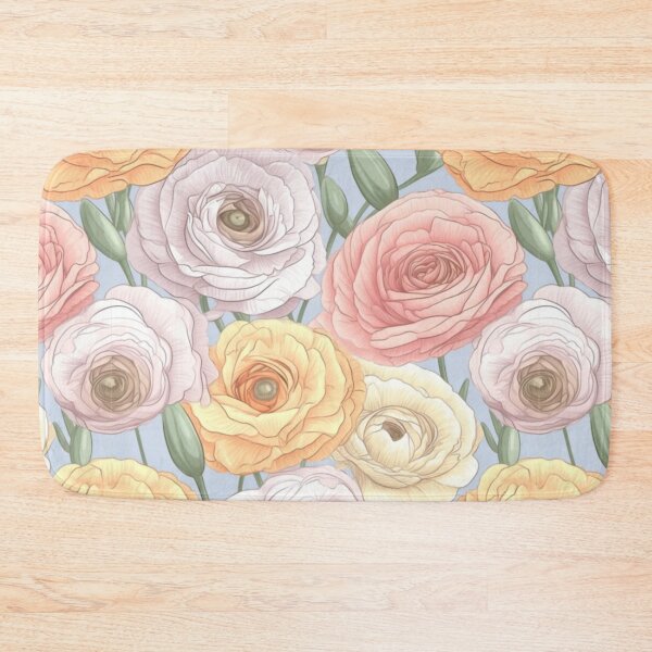 Item preview, Gracious ranunculus flowers designed and sold by Lillypot-Prints.