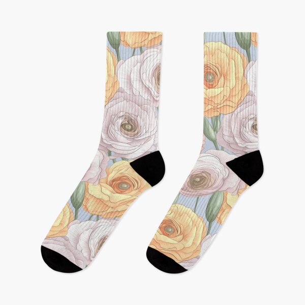 Item preview, Gracious ranunculus flowers designed and sold by Lillypot-Prints.